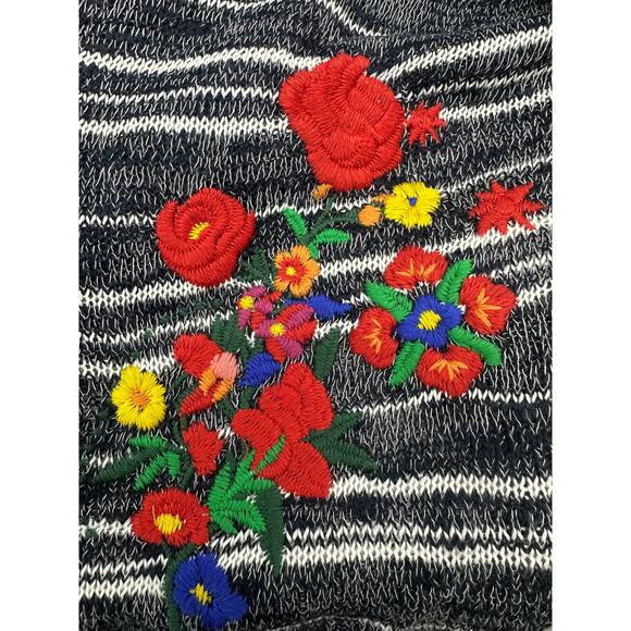 Desigual  Patricia Lightweight Floral Embroidered Cardigan Sweater Women's XL - Picture 3 of 8